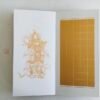 Xuan Paper Rice Paper  Shakyo Sutra HanJi  Shodo Calligraphy of brochure Yellow sandalwood Gift Package Box