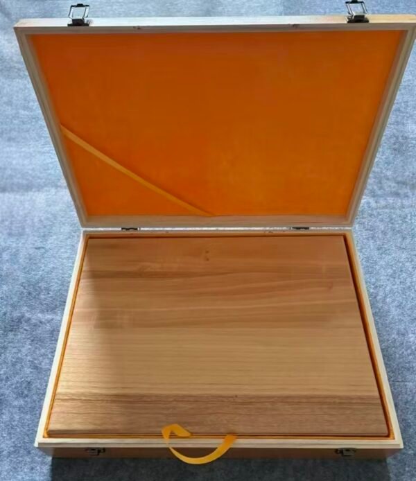 45*32cm Chinese Xuan Paper Ancient Color Booklet Camphor Wood Mounted Box Gifts for Writing <The Analects of Confucius >