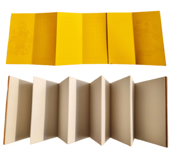 30*15cm Xuan Paper Booklet Heart Sutra Paper Shakyo Paper Brochure camphor wood box gift sets