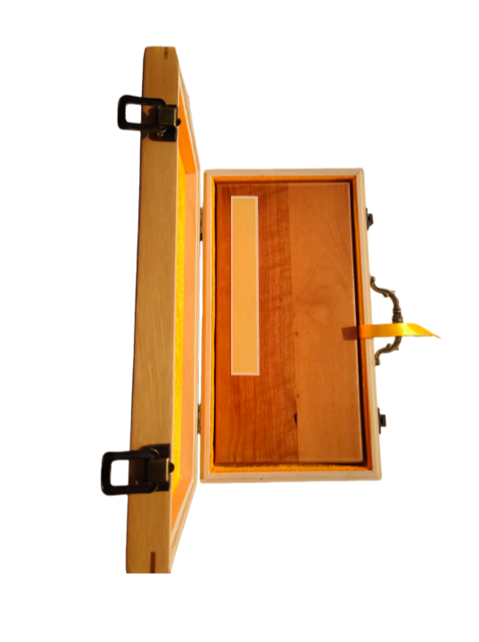 30*15cm Xuan Paper Booklet Heart Sutra Paper Shakyo Paper Brochure camphor wood box gift sets