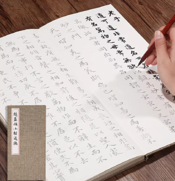 Xuan Paper Rice Paper Hanji Shodo Regular Script Kanji Tracing Copying Calligraphy Booklet of Writing < The Tao-Te Ching>