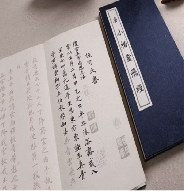 004 Hanji Shodo Calligraphy Book for Kanji Copying & Tracing Chinese Classic of Taoism Article of < Ling Fei Jing > jack Cao