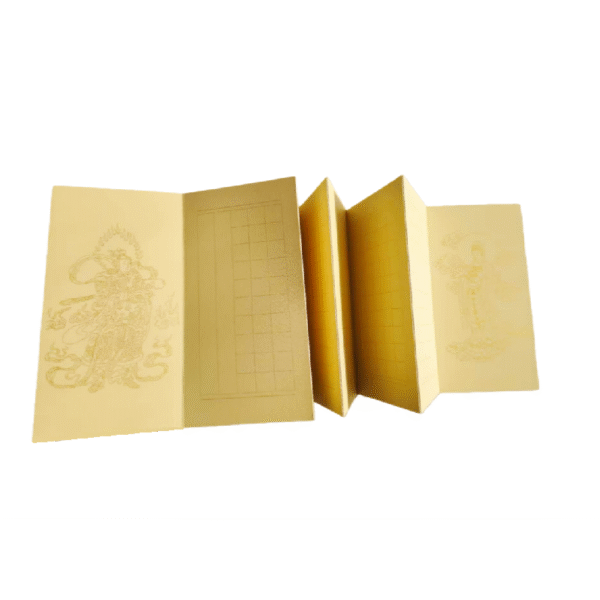30*15cm Xuan Paper Booklet Heart Sutra Paper Shakyo Paper Brochure camphor wood box gift sets