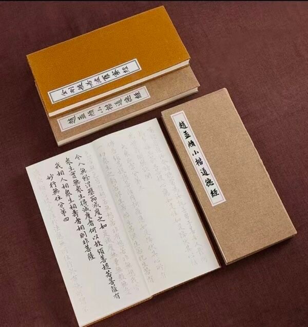 Xuan Paper Rice Paper Hanji Shodo Regular Script Kanji Tracing Copying Calligraphy Booklet of Writing < The Tao-Te Ching>