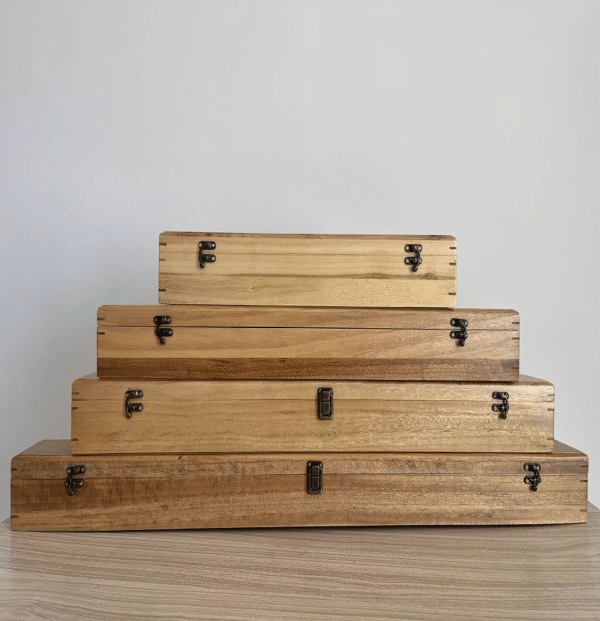 Xuan Paper Chinese Hanji Shodo Painting Kanji Calligraphy Hand Scroll Camphor Wooden Box