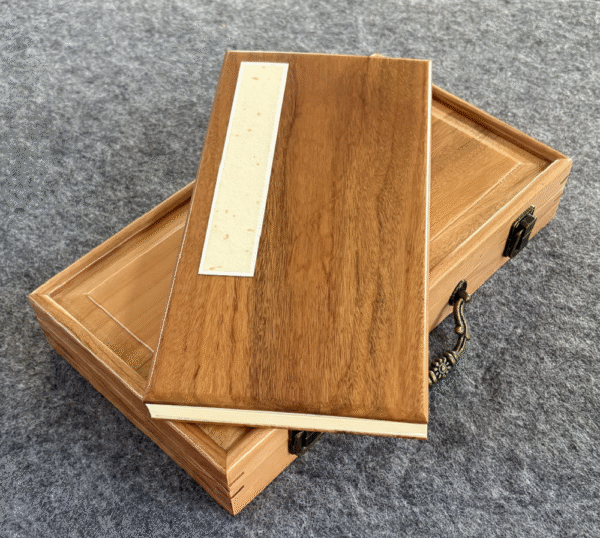 30*15cm Xuan Paper Calligraphy Paper Booklet for Writing Chinese  Thousands Letter  Camphor wood box gift
