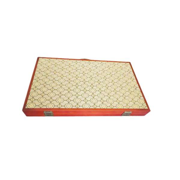 006 45*32cm Xuan Paper Art Paper Calligraphy Painting Brochure Song Brocade Face Red Wood Box