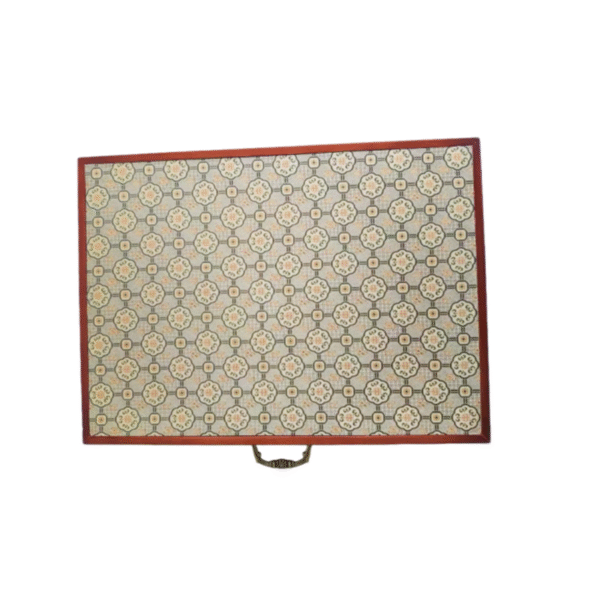 009 45*32cm Xuan Paper Art Paper Calligraphy Painting Brochure Song Brocade Face Red Wood Box