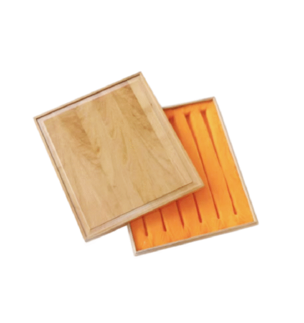 10 inch Xuan Paper  Folding Fan 6pcs/set for Painting Calligraphy Camphor Wood Box Sets Creative Cultural Souvenirs Gift Set