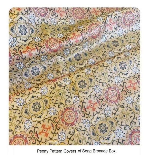 A4 29.7*21cm Xuan Paper Wood Frame Song Brocade Box Sets.