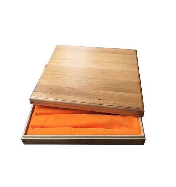 10 inch Xuan Paper  Folding Fan 6pcs/set for Painting Calligraphy Camphor Wood Box Sets Creative Cultural Souvenirs Gift Set