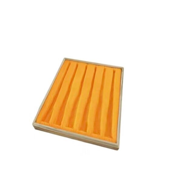 10 inch Xuan Paper  Folding Fan 6pcs/set for Painting Calligraphy Camphor Wood Box Sets Creative Cultural Souvenirs Gift Set