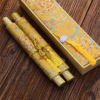 Golden Color Song Brocade Box with Xuan Paper Handicrafts Hand Scroll Art Craft Gift Set  For Painting Calligraphy Hanji ShuDao