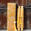 Golden Color Song Brocade Box with Xuan Paper Handicrafts Hand Scroll Art Craft Gift Set  For Painting Calligraphy Hanji ShuDao