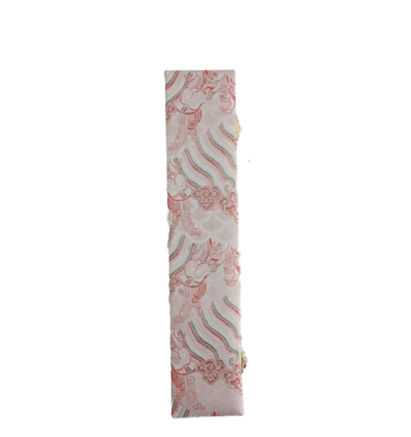 Xuan Paper Hand Scroll  100*34cm Song Brocade Box Pink  Cerulean Color Gift Necklaces Box