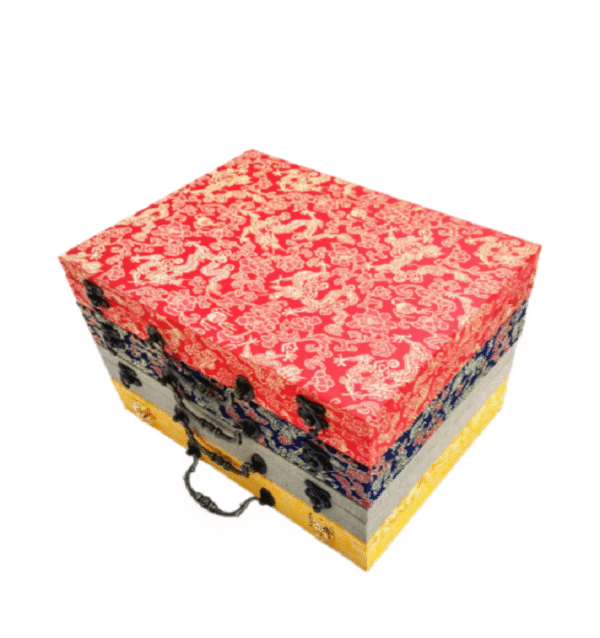 Articraft  Xuan paper Fine linen Dragon silk song brocade package gift box
