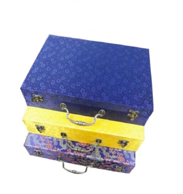 Xuan Paper Ancient Book Yin Pu Genealogy Package Song Brocade Box