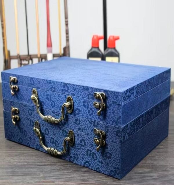 Xuan Paper Ancient Book Yin Pu Genealogy Package Song Brocade Box