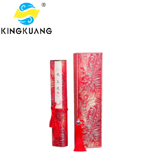 Tracing Copying  Phoenix Seeking A Mate Chinese Letter Pursuing love proposing marriage Copying calligraphy on Xuan paper hand scroll Brocade Box Sets