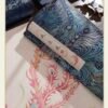 001 Eternal Blue Color Xuan Paper Scroll Tracing Copying Phoenix Seeking A Mate Pursuing love proposing marriage calligraphy Artwork Brocade Box Sets