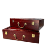 32*22*7.5cm  xuan paper Folding Album for Painting Calligraphy Redwood Solid wood Package Gift box  Set