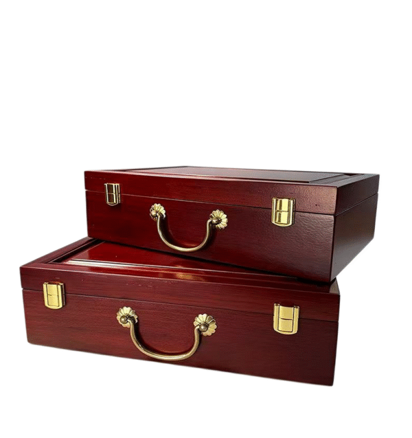 32*22*7.5cm  xuan paper Folding Album for Painting Calligraphy Redwood Solid wood Package Gift box  Set