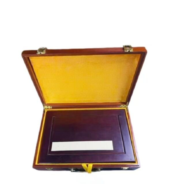 32*22*7.5cm  xuan paper Folding Album for Painting Calligraphy Redwood Solid wood Package Gift box  Set