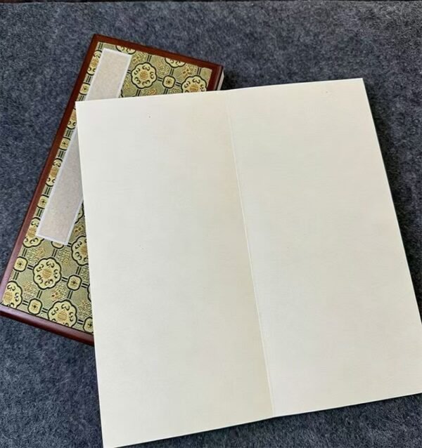 32*16cm Xuan Paper Rice Paper Art Paper Calligraphy Painting Paper Sumi- E Paper Brochure list Album Red Wooden Box Set