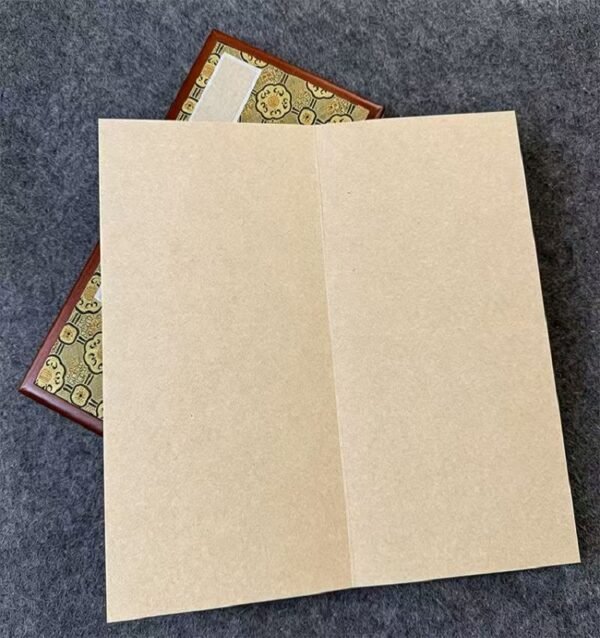 32*16cm Xuan Paper Rice Paper Art Paper Calligraphy Painting Paper Sumi- E Paper Brochure list Album Red Wooden Box Set