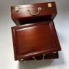 32*22*7.5cm  xuan paper Folding Album for Painting Calligraphy Redwood Solid wood Package Gift box  Set