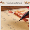 Tracing Copying  Phoenix Seeking A Mate Chinese Letter Pursuing love proposing marriage Copying calligraphy on Xuan paper hand scroll Brocade Box Sets