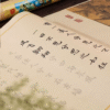 Tracing Copying  Phoenix Seeking A Mate Chinese Letter Pursuing love proposing marriage Copying calligraphy on Xuan paper hand scroll Brocade Box Sets