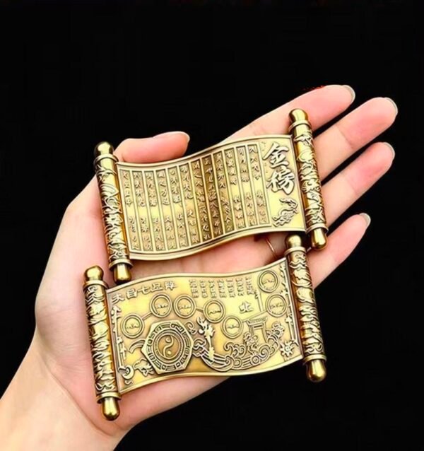 Student Lucky Mascot of Top Rank Exam by Golden List Ode.Seven-Star Protection, Golden List Title  Bracket and  Song Brocade Box Set