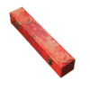 Xuan Paper Hand Scroll  Red Phoenix Tail Song Brocade Box Luxury Jewelry Samite Box Customed