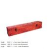 Xuan Paper Hand Scroll  Red Phoenix Tail Song Brocade Box Luxury Jewelry Samite Box Customed
