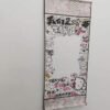 Art Paper Hand Scroll Song Brocade Framed  Brocade Box Set with Pink Color or  Sky Blue Color Samite Box
