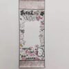 Art Paper Hand Scroll Song Brocade Framed  Brocade Box Set with Pink Color or  Sky Blue Color Samite Box