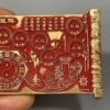 Student Lucky Mascot of Top Rank Exam by Golden List Ode.Seven-Star Protection, Golden List Title Vermilion  Red Color  Crafts