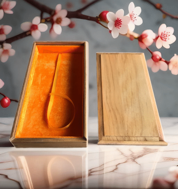 32*16*3.5cm Xuan Paper Rice Paper Calligraphy of Ablum Camphor Wood Gift Package Insert Box