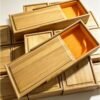 32*16*3.5cm Xuan Paper Rice Paper Calligraphy of Ablum Camphor Wood Gift Package Insert Box