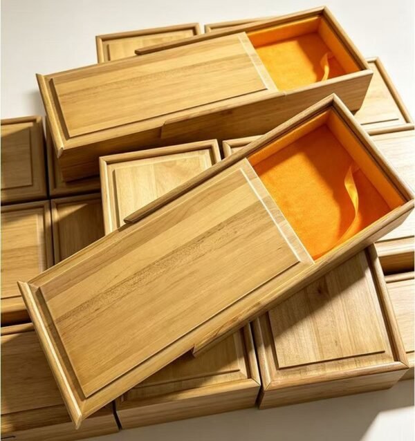 32*16*3.5cm Xuan Paper Rice Paper Calligraphy of Ablum Camphor Wood Gift Package Insert Box