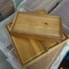 32*16*3.5cm Xuan Paper Rice Paper Calligraphy of Ablum Camphor Wood Gift Package Insert Box