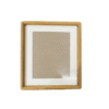 TYPE A (Golden Teak Wood) 10 " Xuan Paper Pinball Internal Rounded Corners Painting Photor Frame Wood Frame