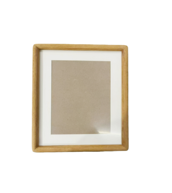 TYPE A (Golden Teak Wood) 10 " Xuan Paper Pinball Internal Rounded Corners Painting Photor Frame Wood Frame