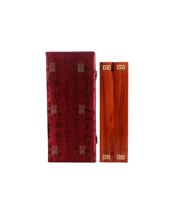 Chinese Heavy  Solid Wood  Paperweight  Song Brocade Box  The cardboard gift box four treasures of Study Room gift.