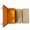 32*16*4.5cm Xuan Paper Folding Book Rectangle Song Brocade Faces Rosewood Solid Wood Package  Silk Necklace Gift  Jewerly Storage Box