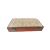32*16*4.5cm Xuan Paper Folding Book Rectangle Song Brocade Faces Rosewood Solid Wood Package  Silk Necklace Gift  Jewerly Storage Box