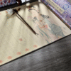 Chinese Calligraphy Copying Writing Buddhist Sciptures of < The Universal Gate Chapter of  Avalokiteshvara Bodhisattva > Song Brocade Box Set