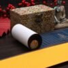 Buddhism Yellow  Eternal Blue Xuan Paper Calligraphy Paper Hand Scroll Song Brocade Samite Box Set of Writing The Heart of Sutra