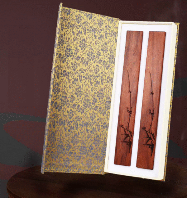 Chinese Heavy  Solid Wood  Paperweight  Song Brocade Box  The cardboard gift box four treasures of Study Room gift.
